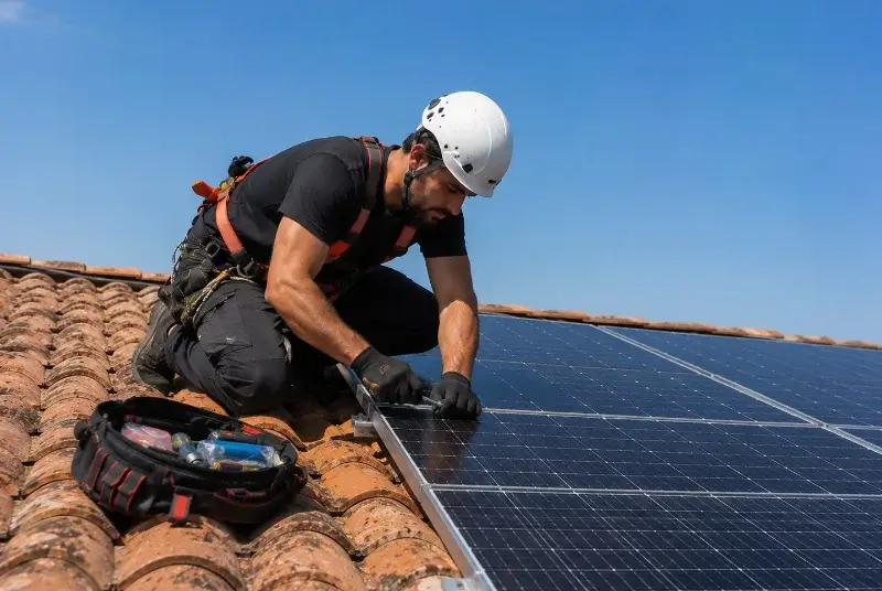 Maintenance et monitoring de panneaux solaires à Bourg-l'Évêque