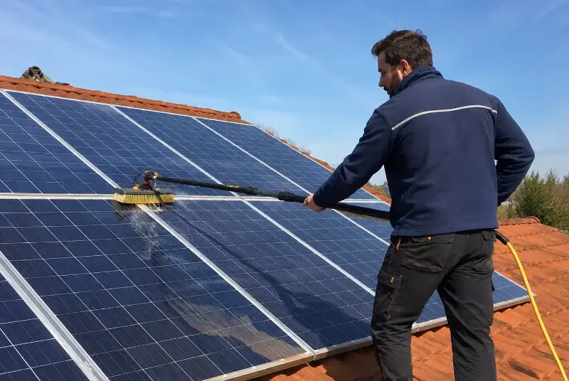 Nettoyage et entretien de panneaux solaires à Bourg-l'Évêque